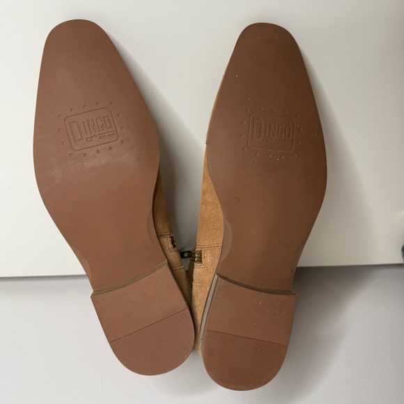 Dingo Men’s Tan Brooks Embroidered Round Toe Zip Up Boots Ankle - 10.5 - Picture 10 of 12